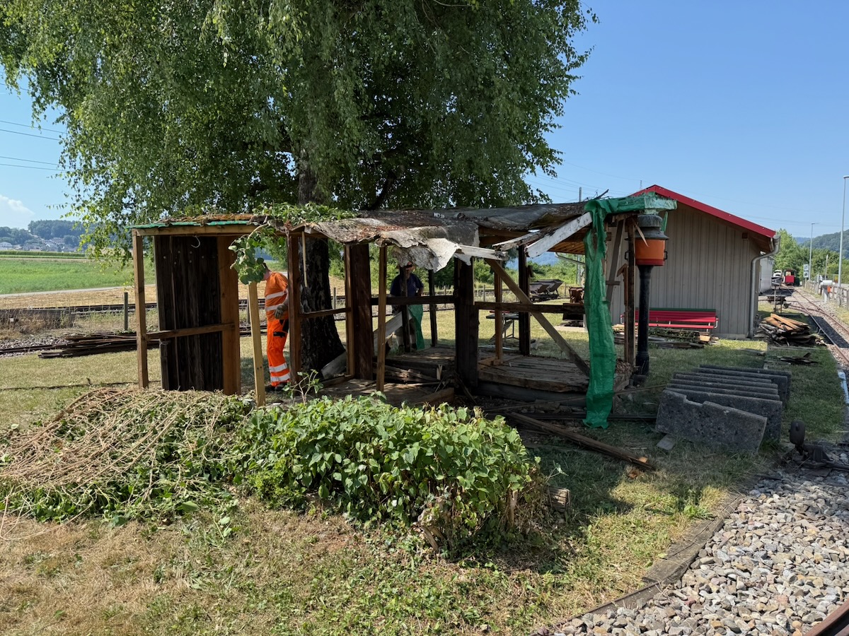 265576_Abbruch altes Gartenhaus