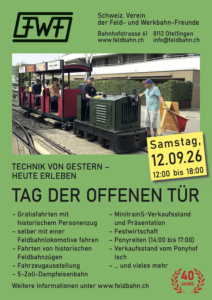 12. September, Tag der offenen Tür 2026